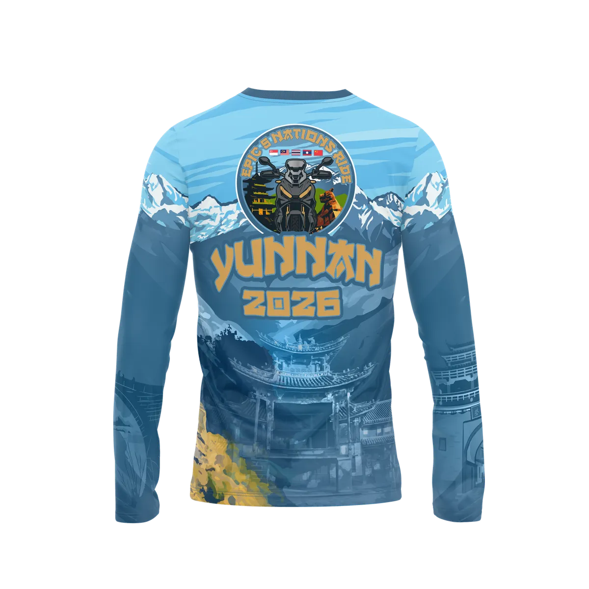 5 Nations Ride 2026 jersey — back view