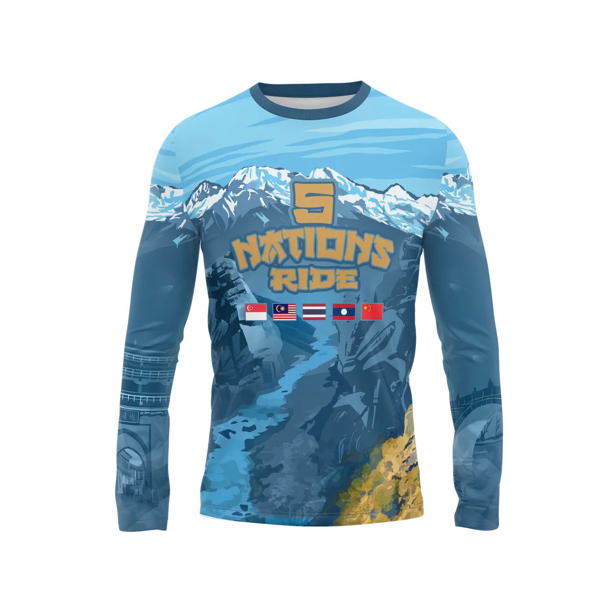 5 Nations Ride 2026 jersey — front view